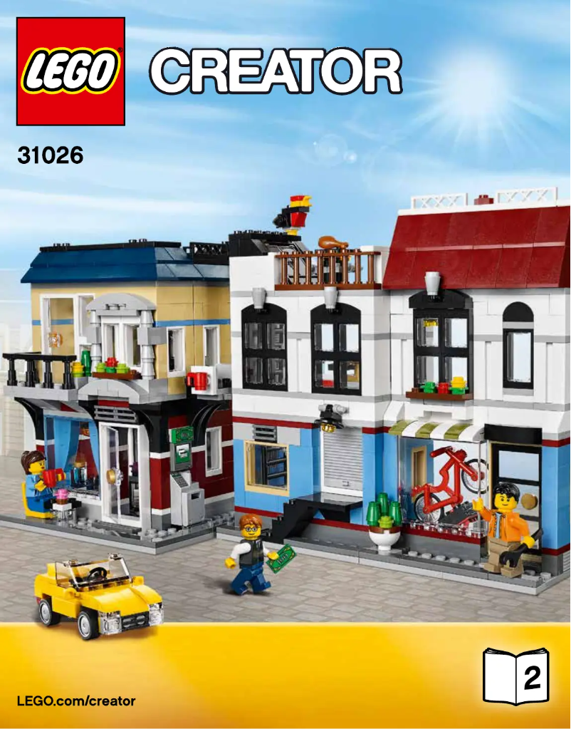 Page n°1 - Manuel utilisateur Lego Creator 31026