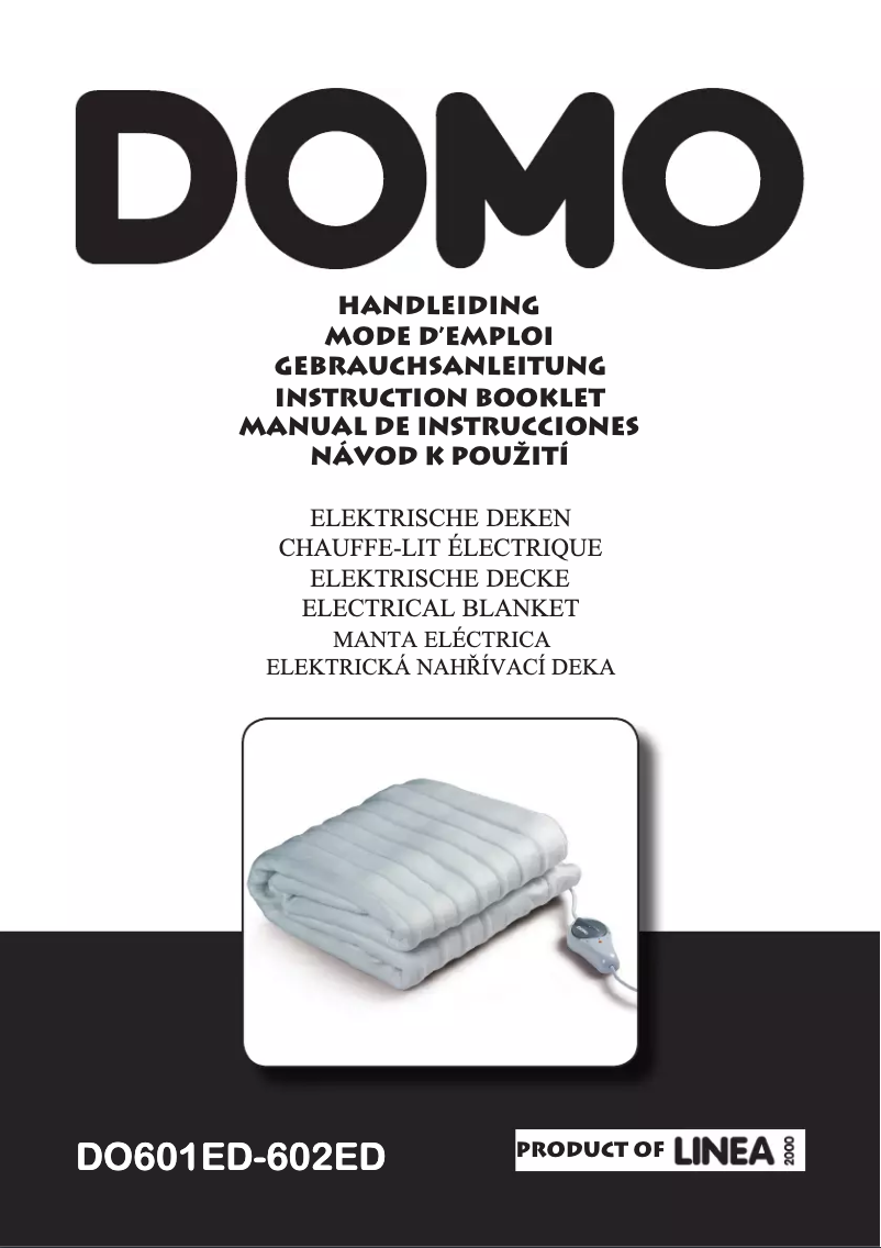 Page n°1 - Manuel utilisateur Domo DO601ED