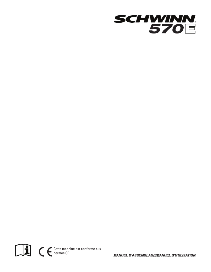 Page 1 de la notice Manuel utilisateur Schwinn 570E