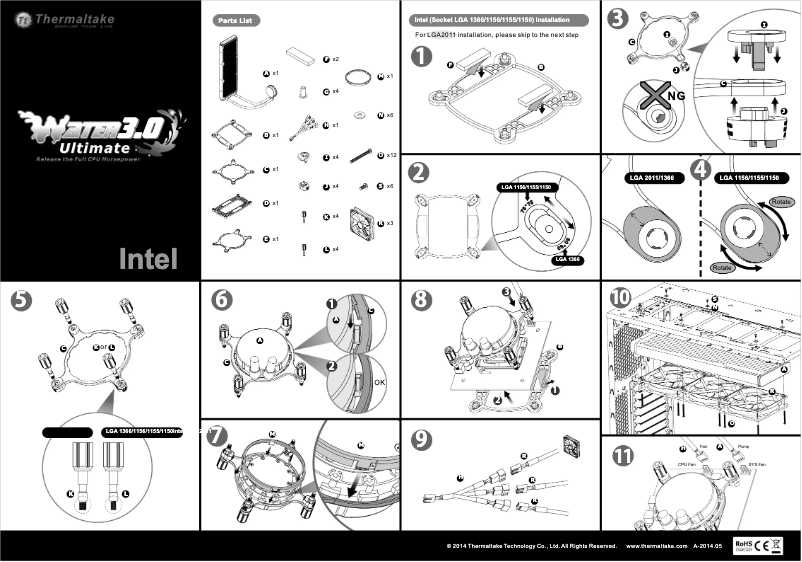 Image de la première page du manuel de l'appareil Water 3.0 Ultimate