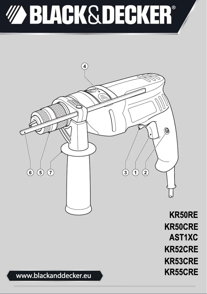 Image de la première page du manuel de l'appareil KR52CRE
