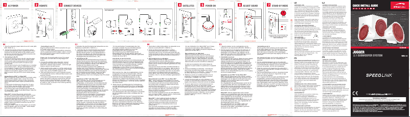 Page 1 de la notice Manuel utilisateur Speed-Link Jugger SL-8321-WE