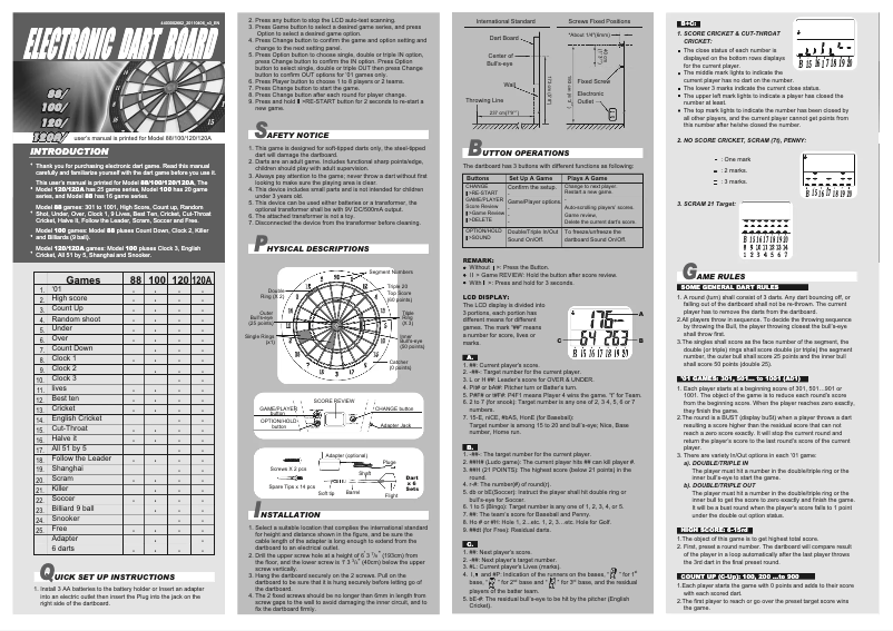Page 1 de la notice Manuel utilisateur Echowell GC 88