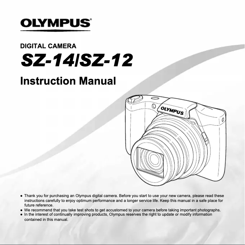Página 1 del manual Manual de usuario Olympus Traveller SZ-14
