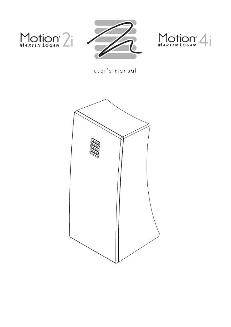 Image de la première page du manuel de l'appareil Motion 2i