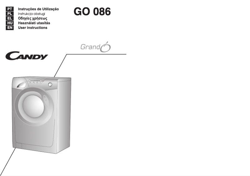 Image de la première page du manuel de l'appareil GO 086-07S