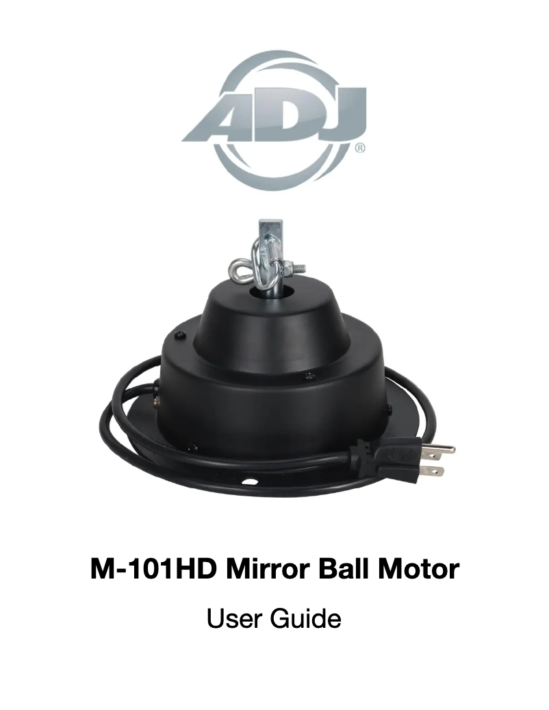 Image de la première page du manuel de l'appareil M-101HD