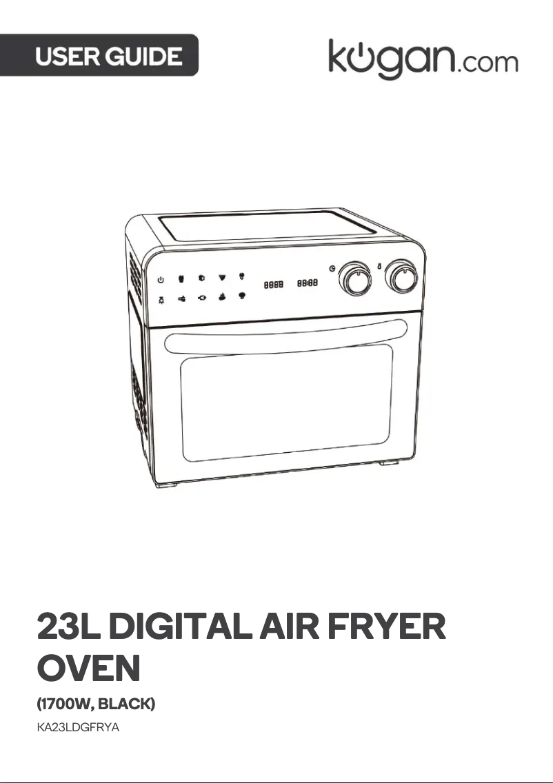 Page 1 de la notice Manuel utilisateur Kogan KA23LDGFRYA