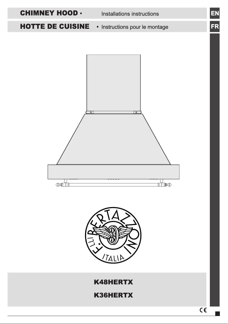 Page 1 de la notice Manuel utilisateur Bertazzoni K48HERTX