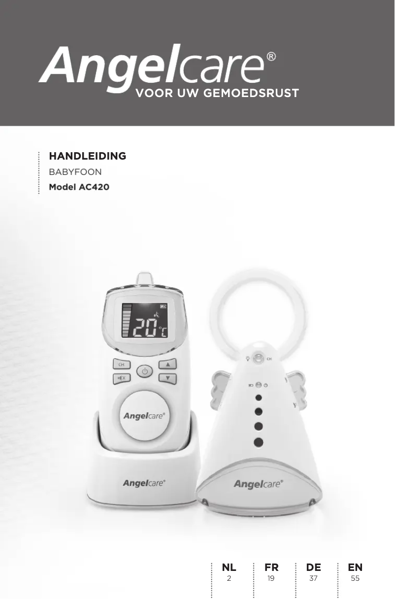 Page 1 de la notice Manuel utilisateur Angelcare AC420