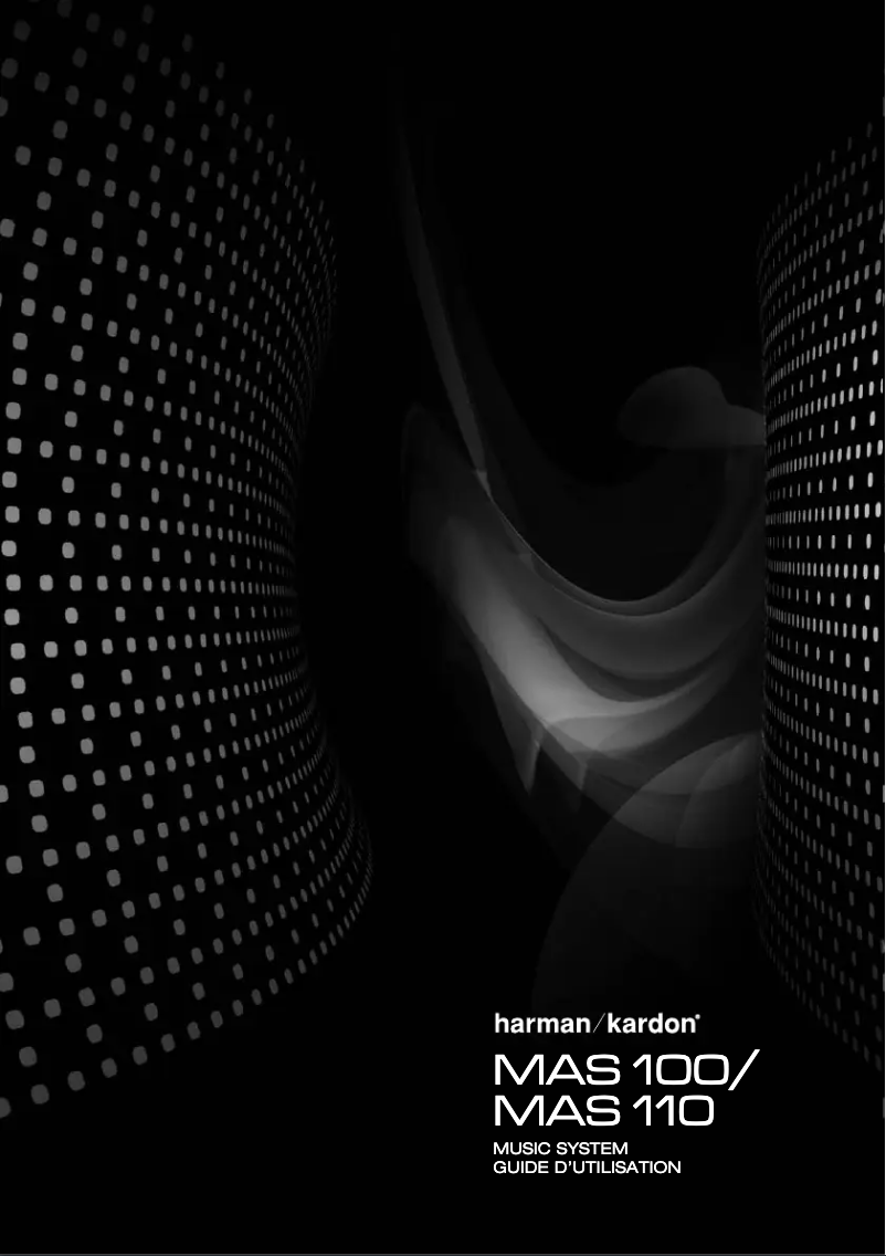 First page image of the manual for MAS 110