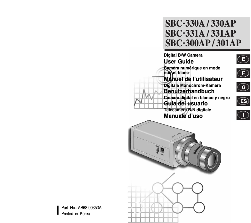 Image de la première page du manuel de l'appareil SBC-331AP