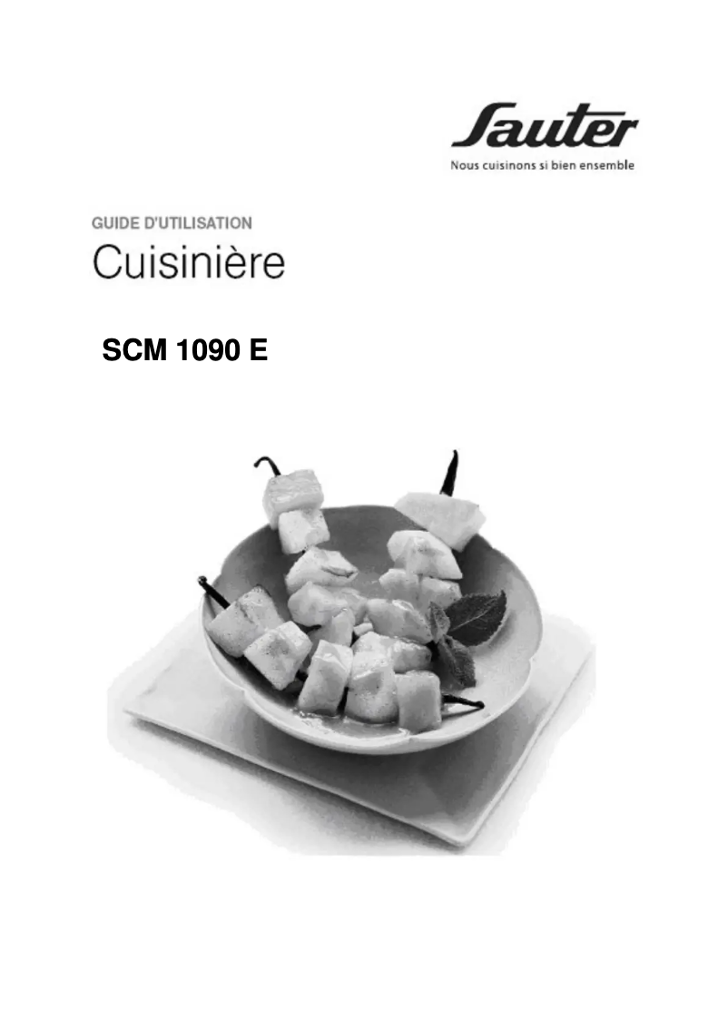 Image de la première page du manuel de l'appareil SCM 1090 E