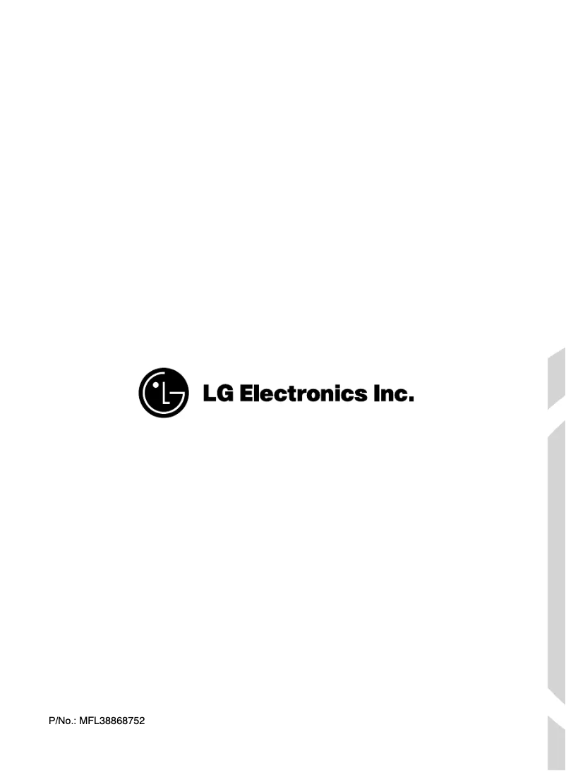 Page n°1 - Manuel utilisateur LG WD-10311FDK