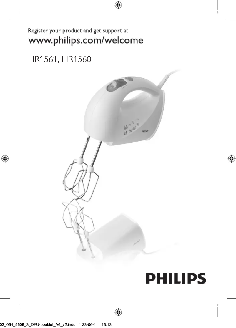 Image de la première page du manuel de l'appareil Mixer 350 W