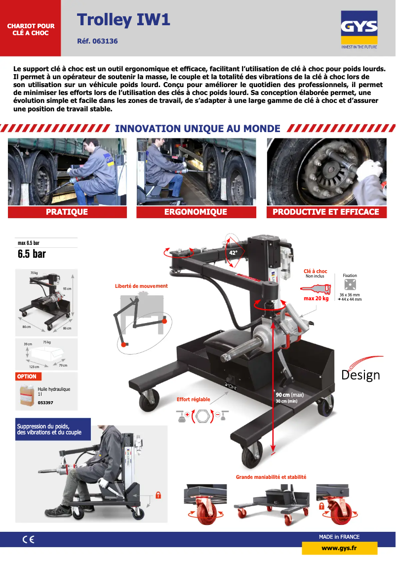 Image de la première page du manuel de l'appareil Trolley IW1