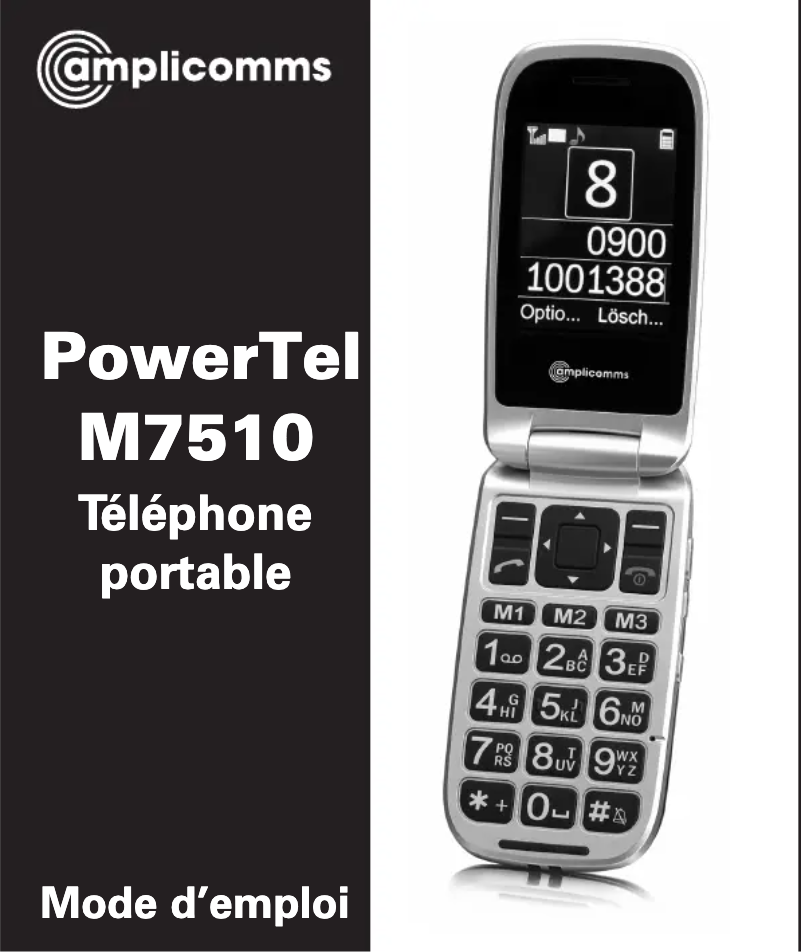Página 1 del manual Manual de usuario Amplicom PowerTel M7510
