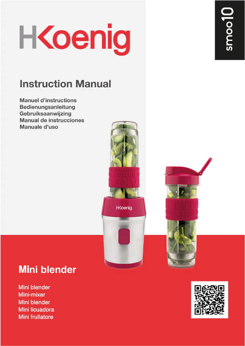 Image de la première page du manuel de l'appareil SMOO10