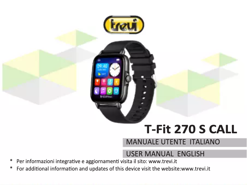 Page 1 de la notice Manuel utilisateur Trevi T-FIT 270 S Call
