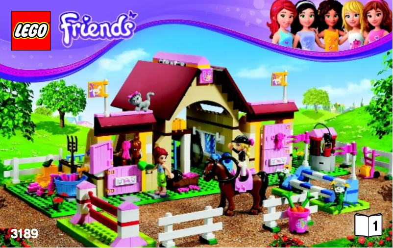 Page 1 de la notice Manuel utilisateur Lego Friends 3189