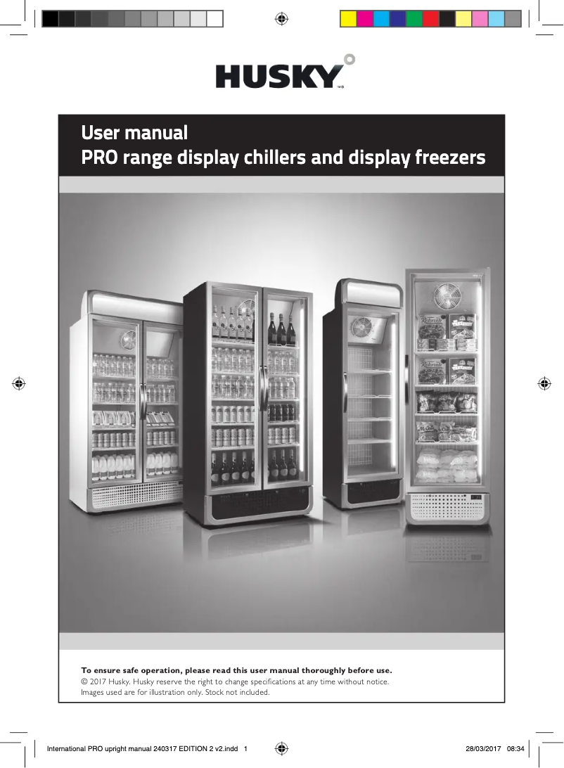 Page 1 de la notice Manuel utilisateur Husky F5PRO-H-WH-AU-HU