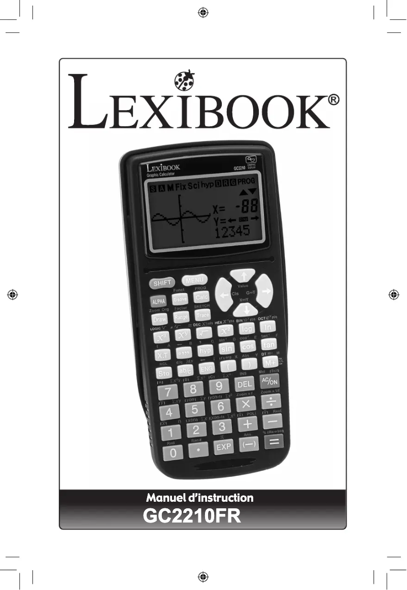 Image de la première page du manuel de l'appareil GC2210