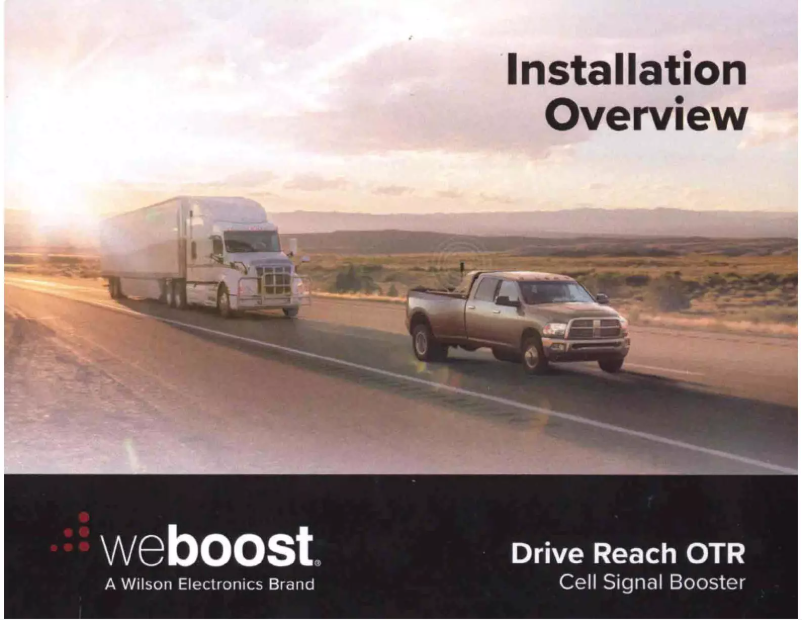 Page n°1 - Manuel utilisateur Wilson Weboost Drive Reach OTR
