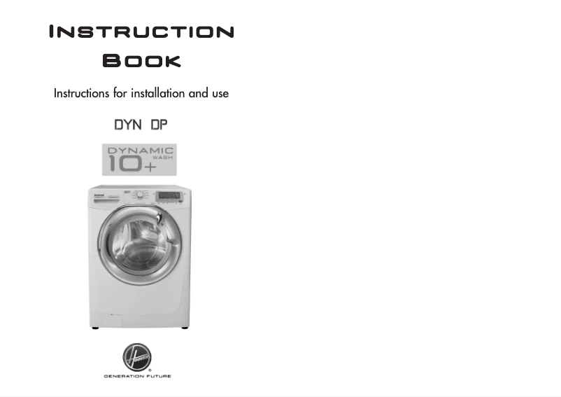 Page 1 de la notice Manuel utilisateur Hoover DYN 10144DP-80