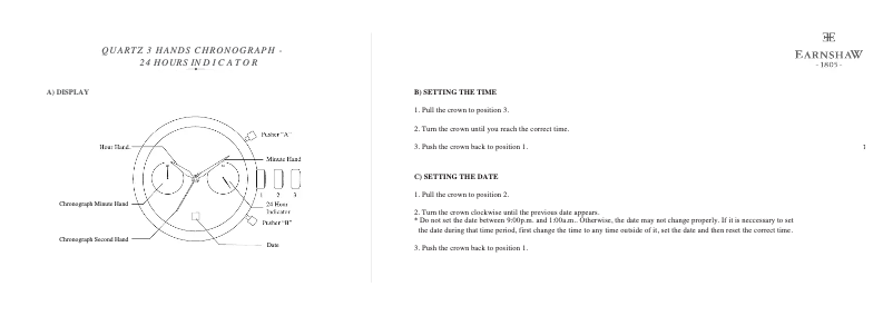 Image de la première page du manuel de l'appareil Longitude ES-8058-03