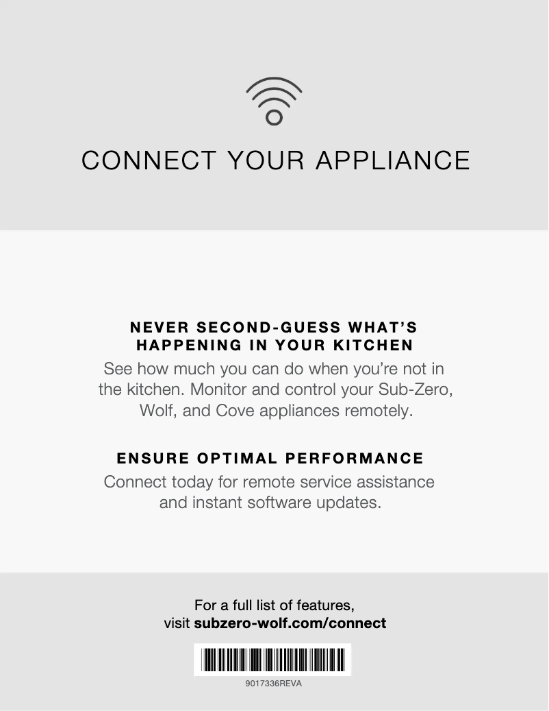 Page 1 de la notice Manuel utilisateur Wolf M Series DO30CMS