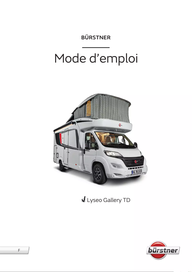 Image de la première page du manuel de l'appareil Gallery (2023)