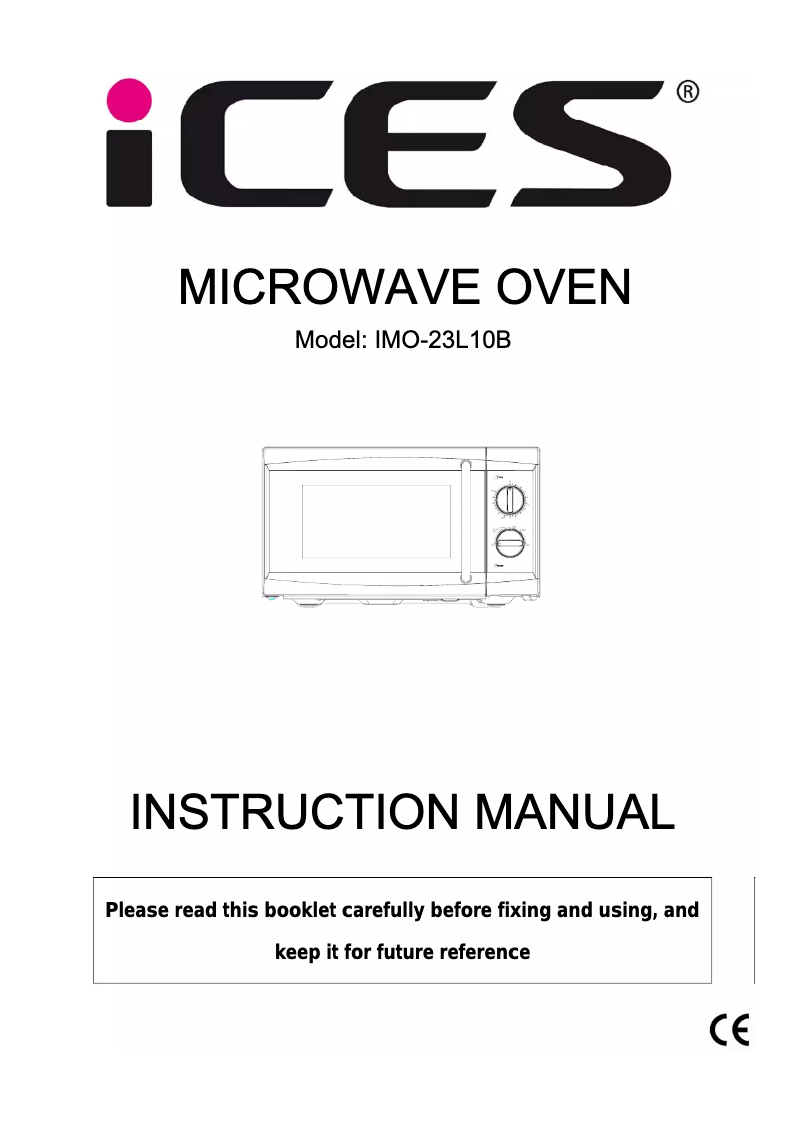 Page 1 of the manual User Manual Ices IMO-23L10B