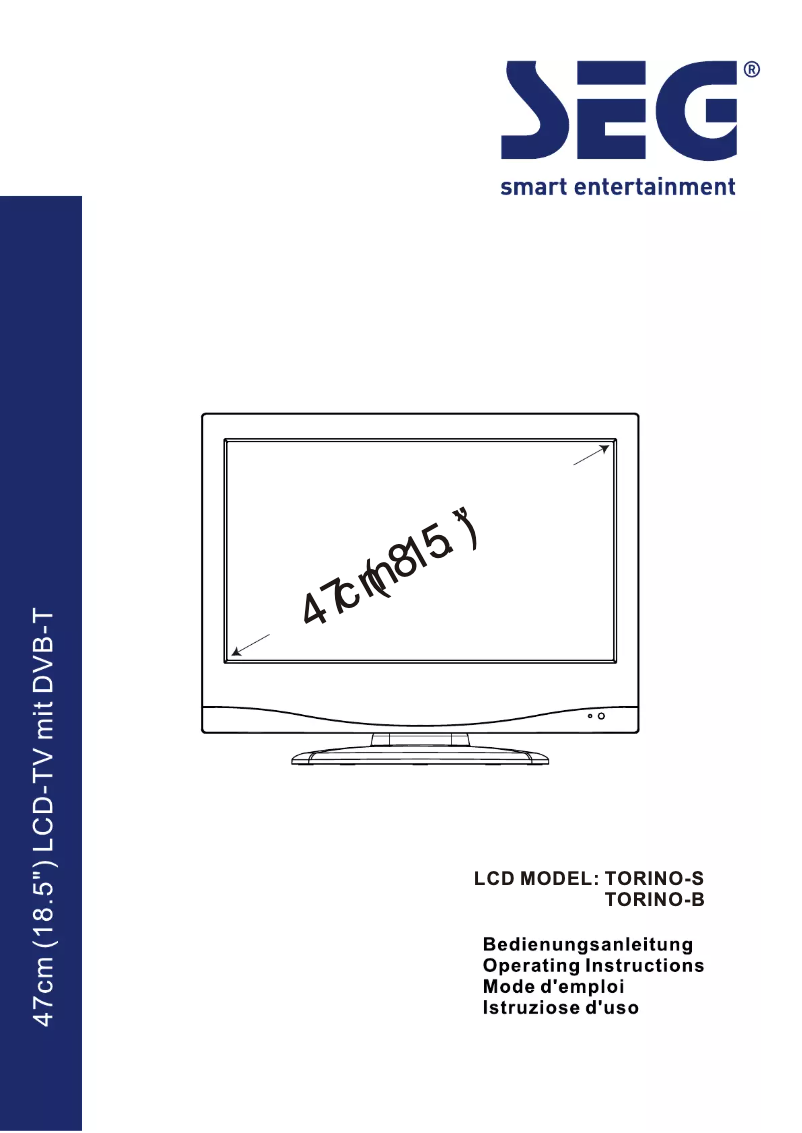 Page 1 de la notice Manuel utilisateur SEG Torino