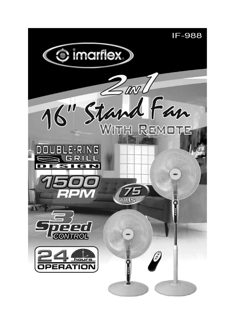 Page n°1 - Manuel utilisateur Imarflex IF-988