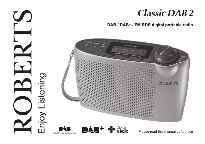Image de la première page du manuel de l'appareil ClassicDAB2