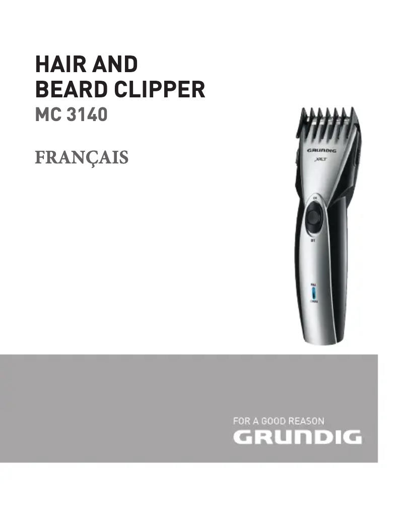Page n°1 - Manuel utilisateur Grundig MC 3140