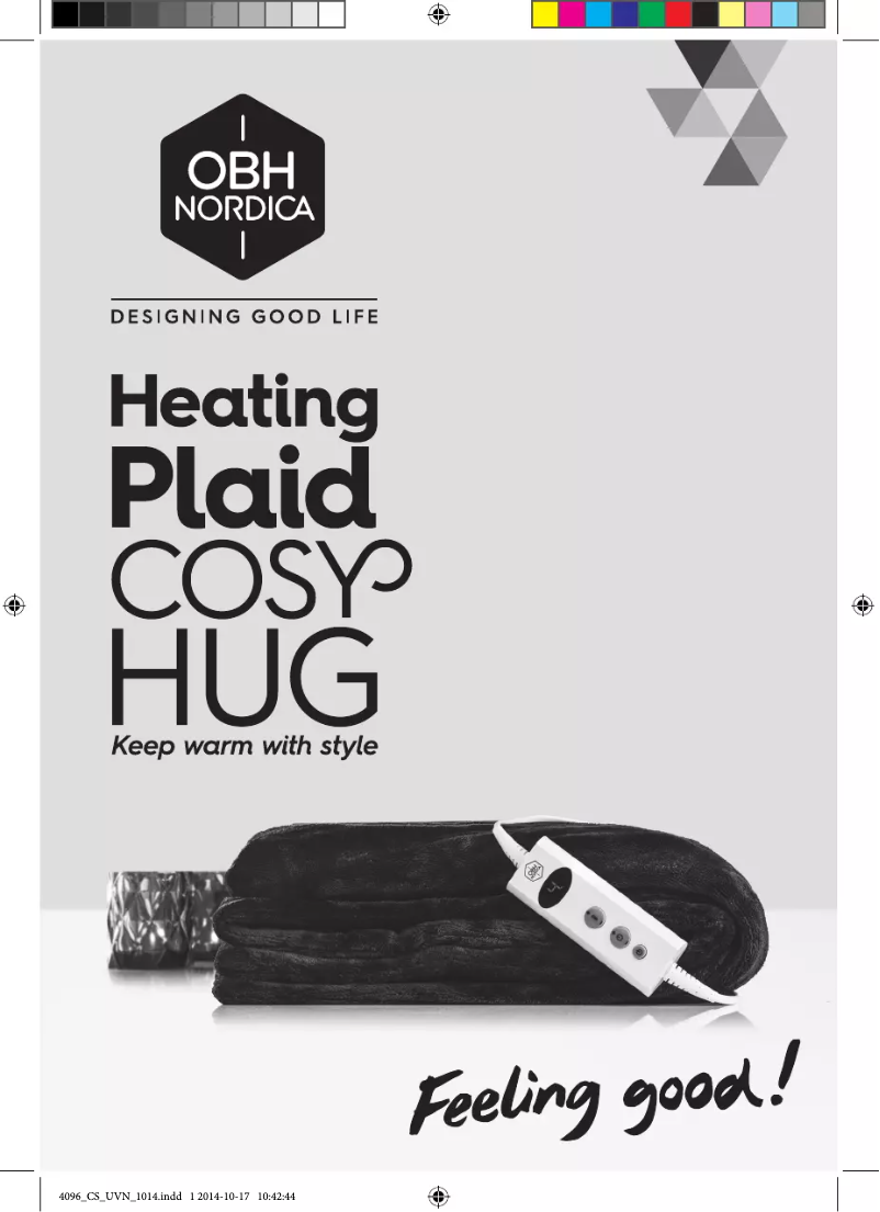 Page n°1 - Manuel utilisateur OBH Nordica Cosy Hug 4096