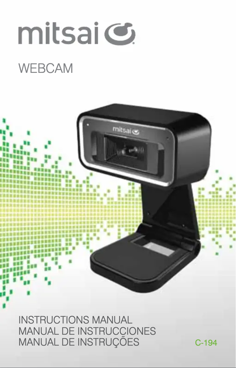 Page n°1 - Manuel utilisateur Mitsai C-194