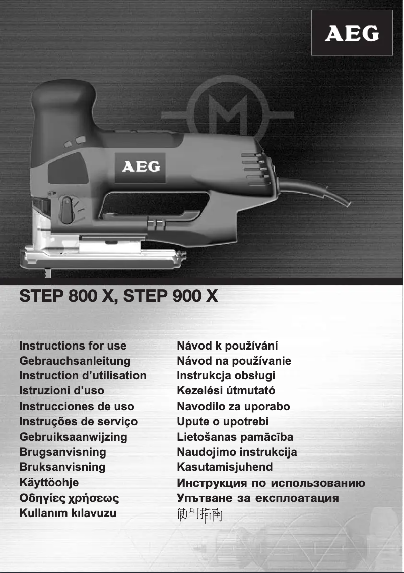 Página 1 del manual Manual de usuario AEG STEP 900 X