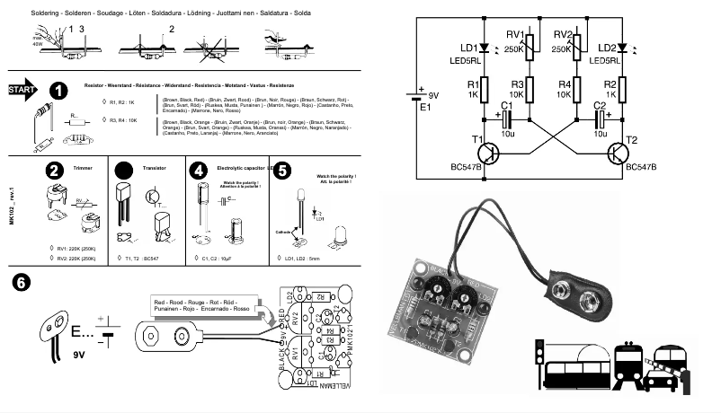 Page n°1 - Manuel utilisateur Velleman MK102