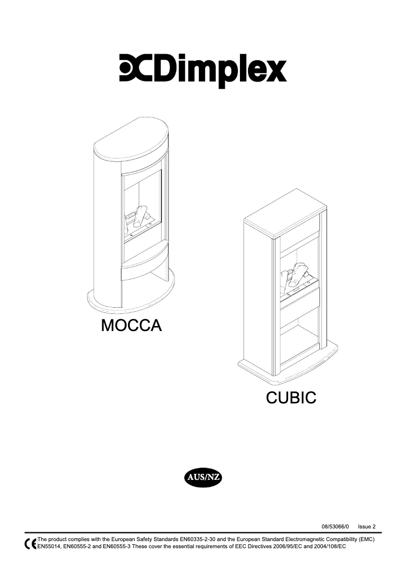 Page n°1 - Guide d'installation Dimplex Cubic