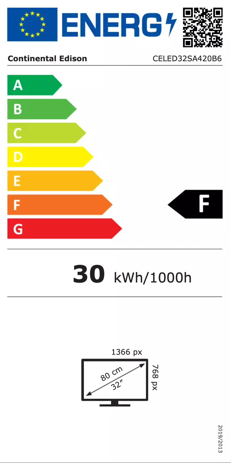 Image de la première page du manuel de l'appareil CELED32SA420B6