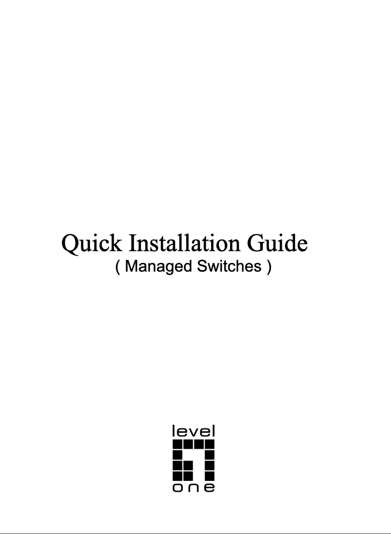 Página 1 del manual Manual de usuario LevelOne GEL-1061
