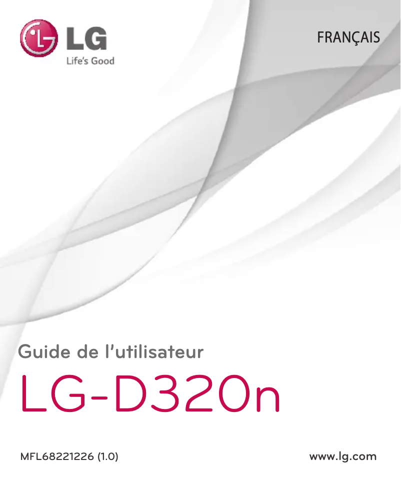 Page n°1 - Manuel utilisateur LG L70 D320N