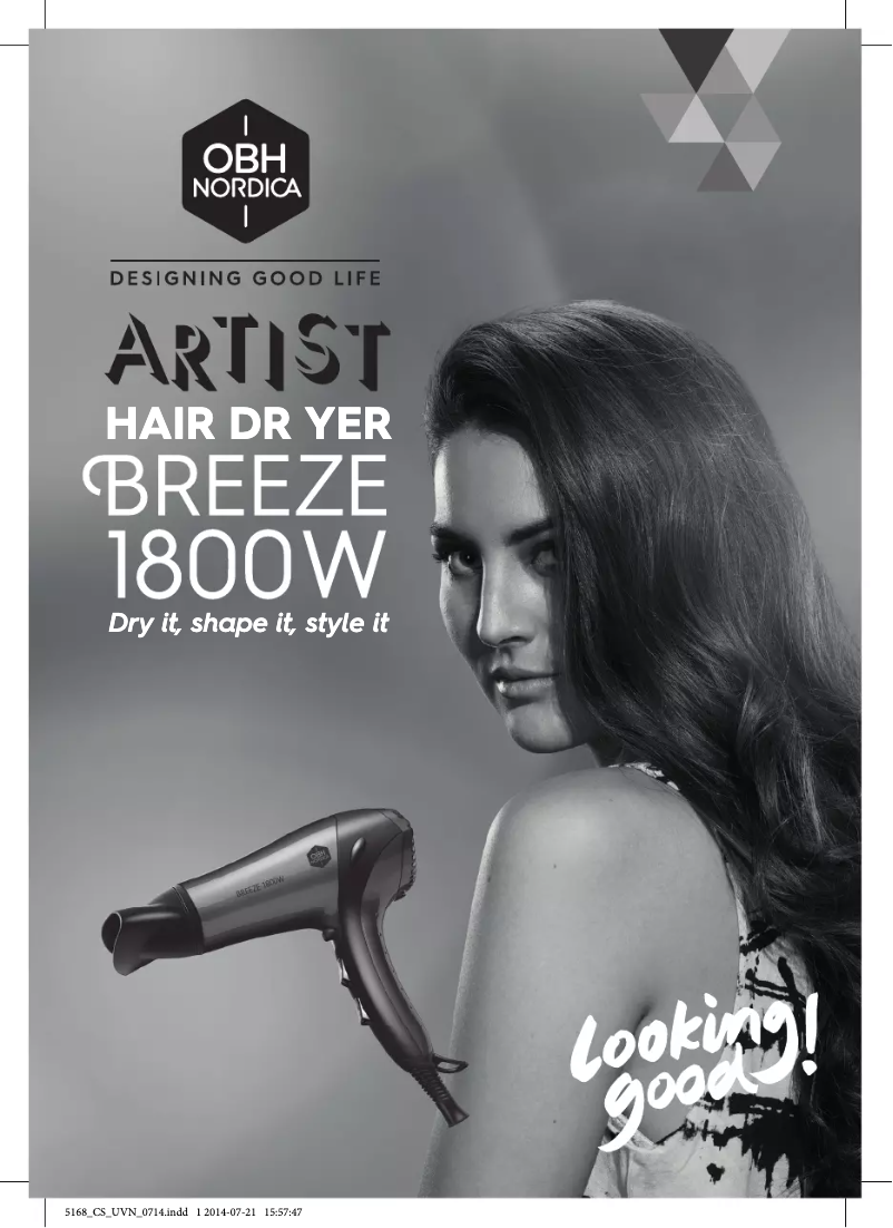Page 1 de la notice Manuel utilisateur OBH Nordica Breeze