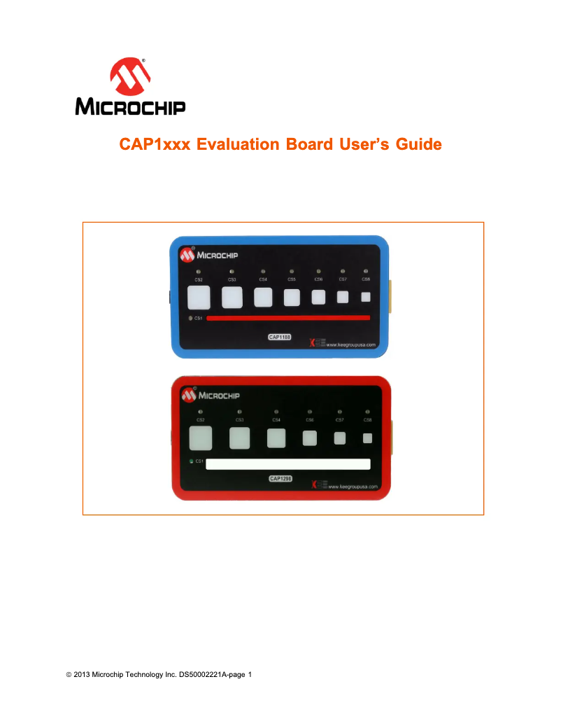 Image de la première page du manuel de l'appareil CAP1128