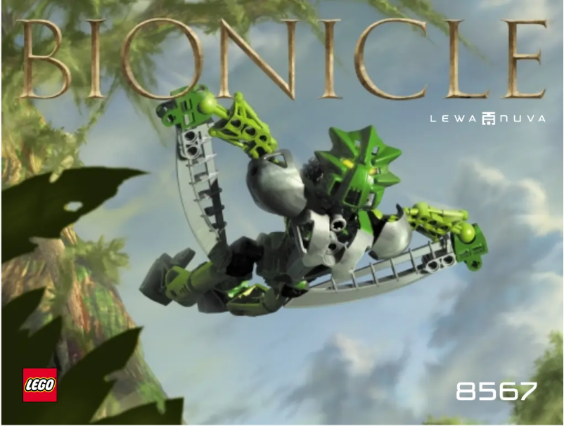 Page n°1 - Manuel utilisateur Lego Bionicle 8567