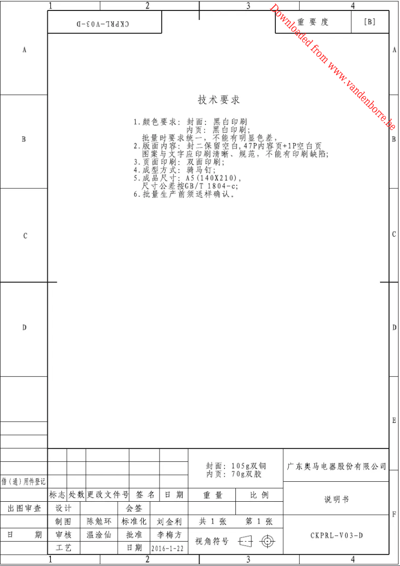 Page 1 de la notice Manuel utilisateur Proline PLC282WH