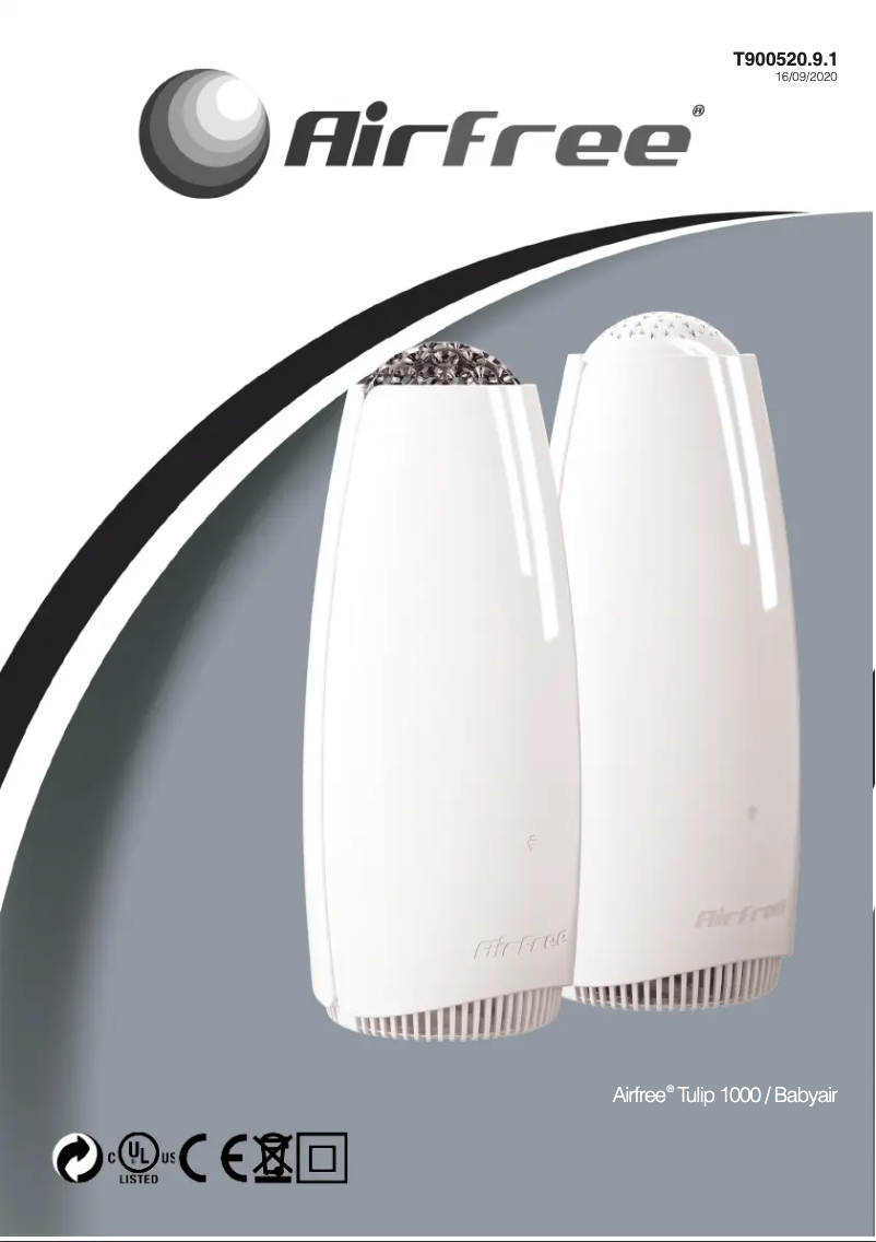 Image de la première page du manuel de l'appareil Babyair