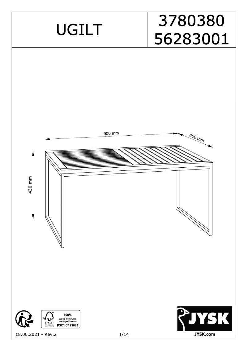 Image de la première page du manuel de l'appareil 3780380